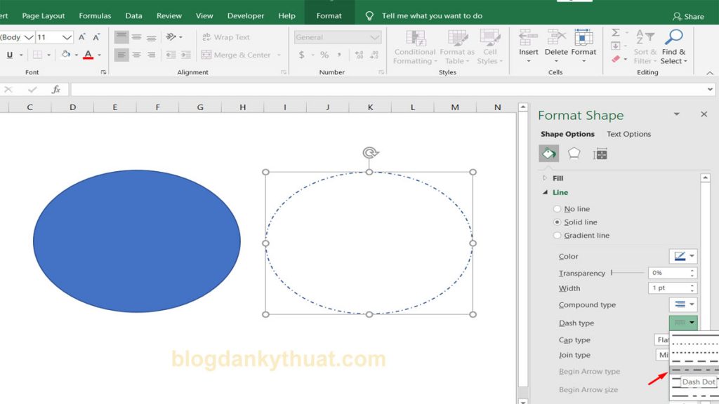 Bảng tính Excel được tận dụng làm nơi vẽ hình sinh động